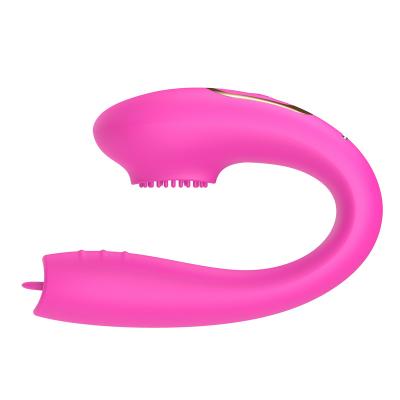 China Hot Selling 10 Frequency Vibration Adult Ensures U Shaped Vibrator Magnetic Suction Charging Remote Control Vibrator Female Masturbation Tool for sale