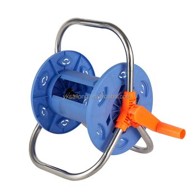 China HOT SALE 15m 20m Adjustable Garden Hose Reel Cart With Stainless Steel Bracket Wall Mountable Factory Price for sale