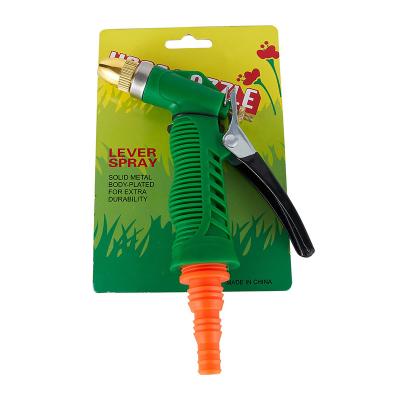 China Variable Flow Control Adjustable Plastic Garden Water Gun Garden Tools For House Farm Cleaning Irrigation for sale