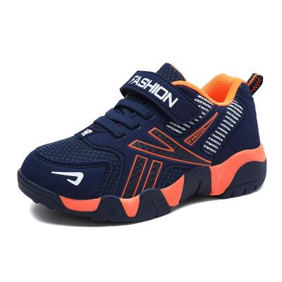 China New design breathable boys and girls fashion sport casual shoes relieve breathable running shoes for children kids for sale