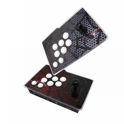 China Metal + Double Joysticks Pandora Home Fighting Arcade Console 3D Multigame Acrylic Classic Retro Box for sale