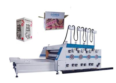 China 3 / 4 Color Flexo Printing Machine Carton Box Printing And Slotting Machine for sale