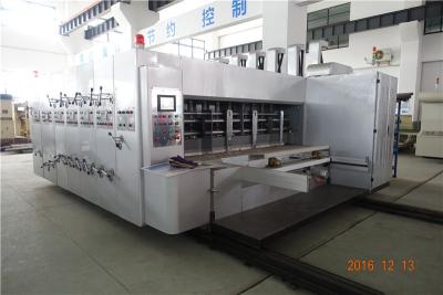 China 4 Doos die van het de Machine Golfkarton van de kleuren Flexographic Druk Machine maken Te koop