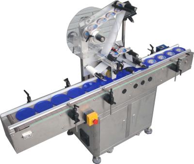 China Automatic Flat Surface Label Applicator Machine,SUS304 stainless steel economy automatic top and side labelling machine for sale