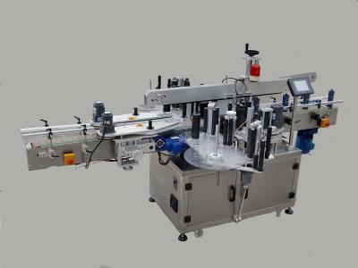 China Label Automatic Doubel Side Sticker Labeling Machine With Paging Device And Coding Machine for sale