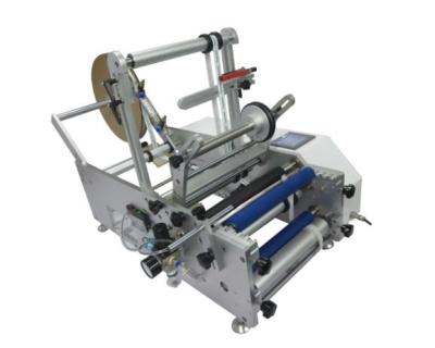 China Two sides Label Printing Machine Semi Automatic Round Bottle Labeling Machine for sale