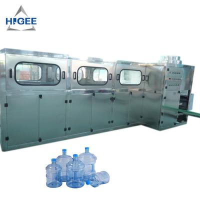 China 20 liter bottelde water het vullen machine met 5 gallonwater het vullen machine 300 bph 5 gallon het vullen machinevloeistof fil Te koop