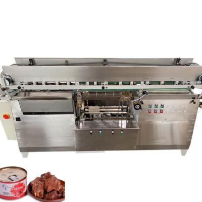 China Empty cans wet glue labeling machine soda cans labeling machine tea tin cans cold glue label machine for sale