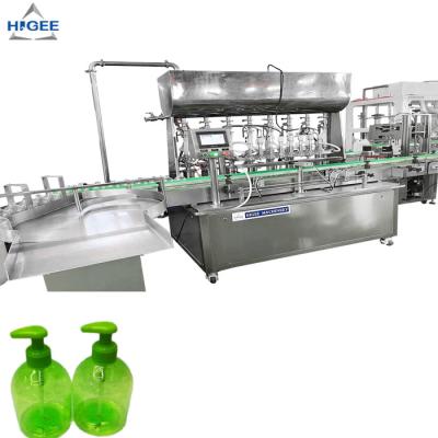 China 2liter liquid chemical filling machine laundry liquid soap bottline bottling machine viscous liquid filling machine for sale