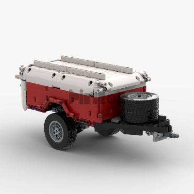 China The Moc-3323 plastic camping trailer is suitable for a variety of small off-road vehicles. It is assembled with building block technology for sale