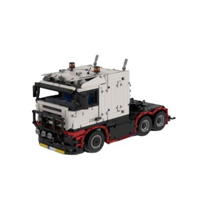 China Cheap MOC Plastic Assembled Scania 6 x 4 Truck Tech & Splicing Building Blocks Christmas Gift Education for sale