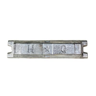 China Modifier For Hot Sale Aluminum Alloy Manufacturer Professional Silvery White Aluminum Ingot 99.7% for sale