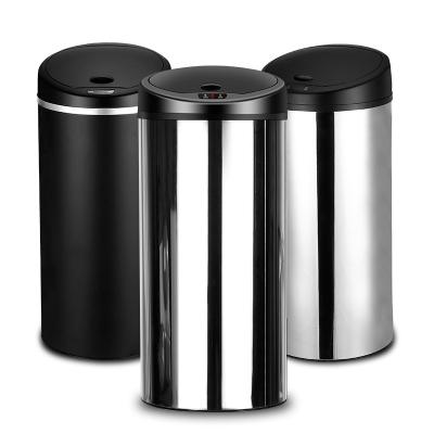 China 50L Touchless Viable Trash Can 13 Gallon Automatic Motion Sensor Trash Can Electronic Waste Bin for sale