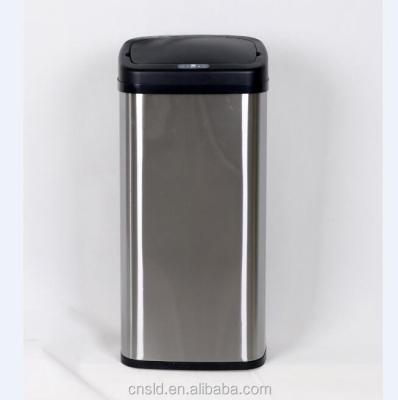 China WITH LID top selling sensor trash can waste bin trash cans garbage cans electronic automatic anti-finger print for sale