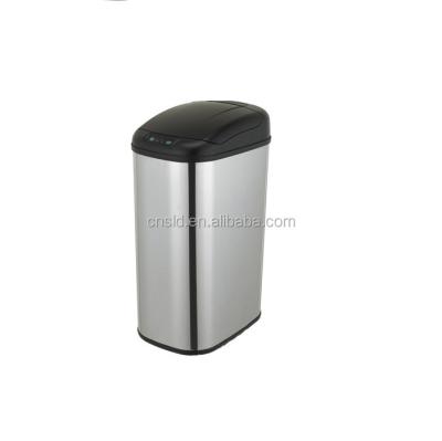 China Household 15L Automatic Metal Sensor Trash Bin Waste Bin for sale