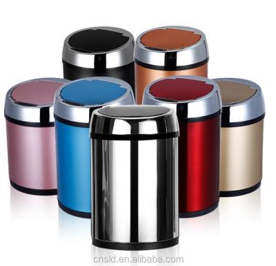 China WITH LID Sensor Waste Bin Waste Bin Trash Bins Hot Sale Sanitary Bin Colorful for sale