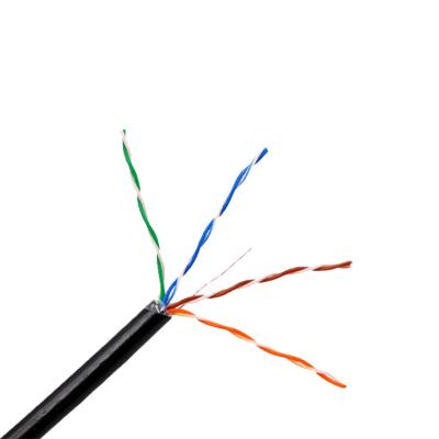 China LAN Cable 305M CAT 5E UTP 24AWG 0.5mm CCA Outdoor Waterproof UV PE Resistance UTP Cat5e 24AWG Cat6 23AWG 4 Pairs for sale