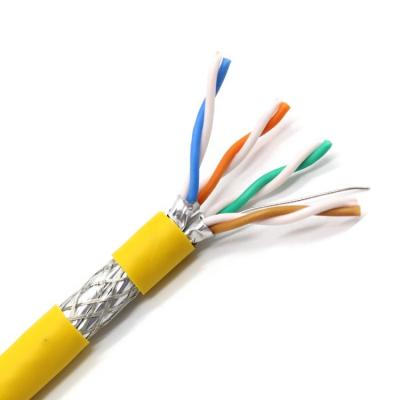 China 1000ft 305m 4 Pair LSZH CMP CAT7 CAT 7 Lan Network Cable AXT7-SFTP for sale