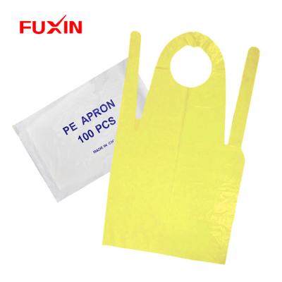 China European HDPE Disposable Plastic Aprons for sale