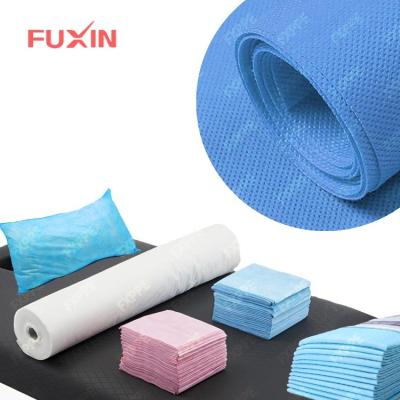 China Waterproof Hypoallergenic Nonwoven Fabric Disposable Bed Sheet for Massage Table Sheet for sale