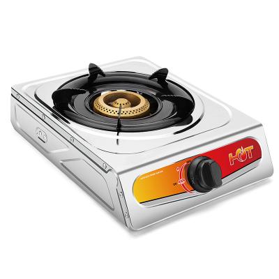 China Hotel OEM ODM Factory Camp Single Burner Blue Flame Portable 1 Burner Butane Cooking Gas Stove for sale