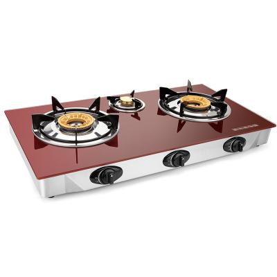 China Durable High Quality Home Hotel Kitchen Gas Stove For Sale Multifunctional Portable Cook Glass Top for sale