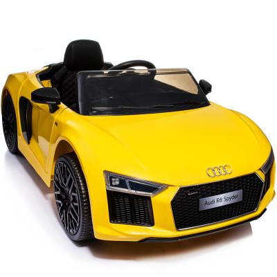 China Ride On Toy Children's Electric Car Four-Wheel Rocking Remote Control Baby Car Male And Female Baby Ride On Car Audi for sale