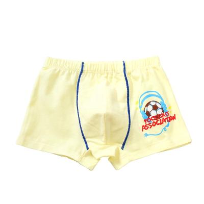 China Boy's Wholesale Thermal Children's Underwear and Briefs Teen Organic Cotton Boxer Striped BoxerPanties for sale