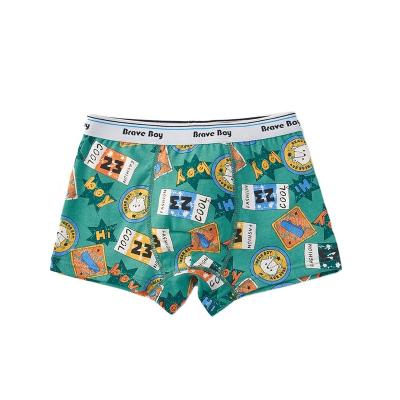 China Wholesale Boys Flat Angle Cartoon Cotton Children's Panties Children Thermal Underwear For Kids for sale