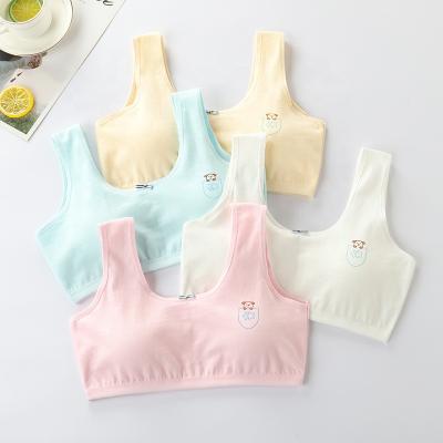 China Wholesale Custom QUICK DRY 7-13 Years Girls Widened Straps Cute Print Training Bra for sale