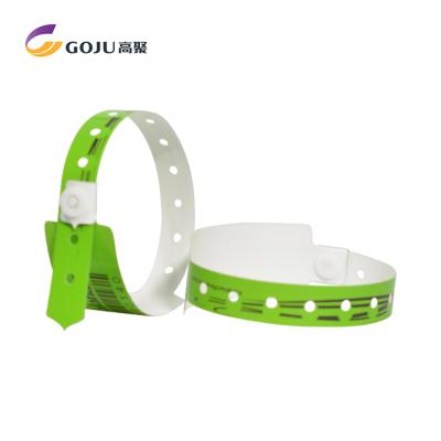 China GJ-8020QR China Trade Assured Supplier Plastic Wide Face QR Code Wristbands, QR Code Wristband for sale