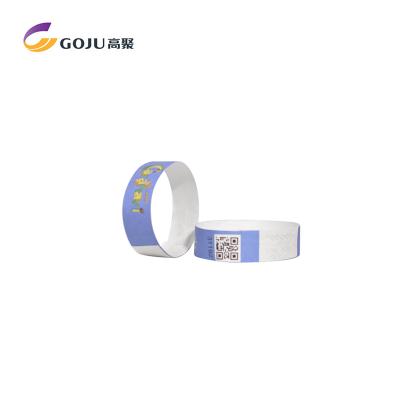 China Waterproof/GJ-6060R Professional Wholesale Waterproof PVC Material One Time Using Waterproof Uhf Rfid Wristband Tags For Sale for sale