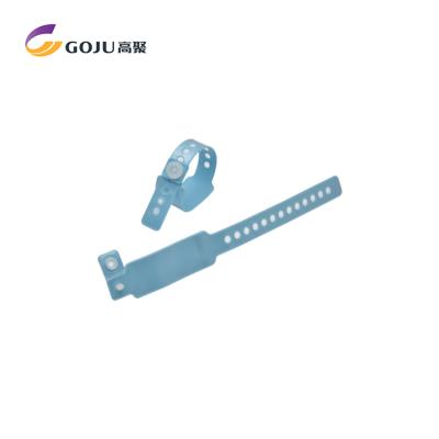 China Child Hosptial Large Medical Material Wristband GJ-6020A Baby Size PVC Baby Hospital Wristbands for sale