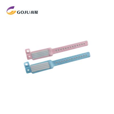 China Vinyl Material Child Hospital Wristband GJ-6020A Patient ID Wristband for sale