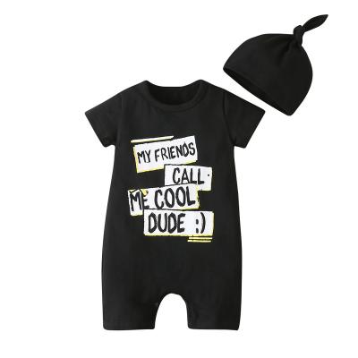 China One Piece Eco-Friendly Unique Black Girl Kids Cotton Summer Overalls Baby Toddler for sale