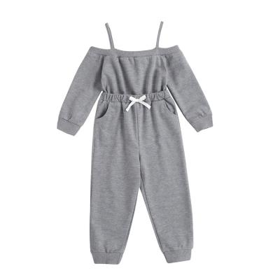 China Wholesale Price Design Breathable Special Cotton Bridle Design Toddler Girls Toddler Girls Casual Jumpsuit Overalls for sale