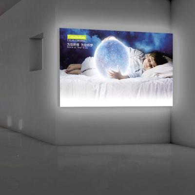 China PVC Stretch Ceiling Fabric 180mm Double Sided SEG Aluminum Fabric Led Light Box Frame Profile Extrusion for sale