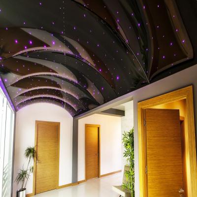 China Non Self-adhesive Plastic Decorative Non-Self-adhesive Decorative Plastic Translucent Stretch Fabric PVC Material Shrink PVC Ceiling Roof PVC Material Building Film Width for sale