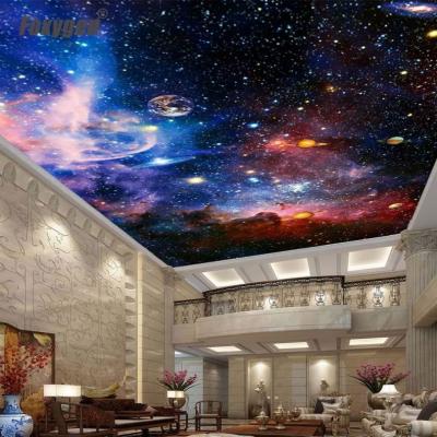 China Printable Artistic Ceilings Home Decor Night Star Design PVC Stretch Ceiling Film for sale