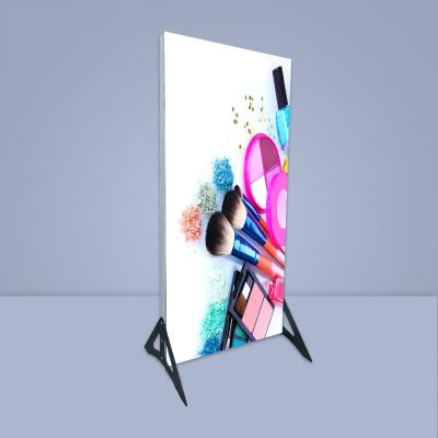 China PVC Stretch Ceiling Fabric Flat Support Legs For Free Standing Led Fabric Light Box Fabric Poster Light Box Waterproof Led Backlit Display for sale