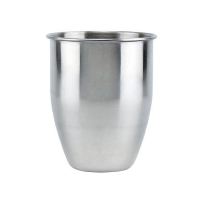 China Sustainable Reusable Bar Party Coffee Drinking Stainless Metal Beer Mug 9OZ for sale