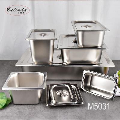 China Restaurant Canteen Sauce Dish Restaurant Shake Equipment Food Steamer Container Stainless Steel GN Catering Pan for sale