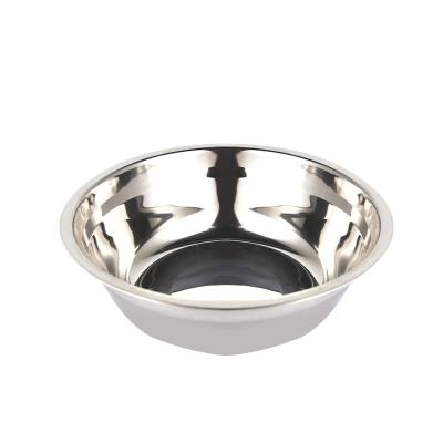 China Cheap Soup Metal Stainless Steel Kitchenware Price Deep Mixing Bowls Viable To Round for sale