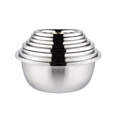 China Stainless Steel Sustainable Kitchen Plunge Basin / Mixing Bowl for sale