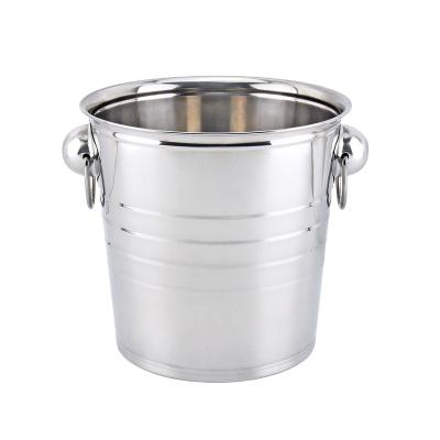 China Sustainable Promotion Party Bar Champagne Stainless Ice Bucket Cooler For Wine for sale