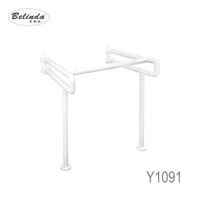 China Modern Hotel Toilet Bathroom ABS Stainless Steel Grab Bar Safety Rail for Disabled Older People for sale