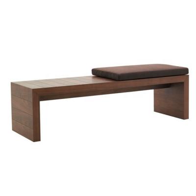 China Luxury Bed Sofa Rectangular Cloakroom Shoe Stool Fabric Combination Tail Bed Bench Modern Simple Modern High-Grade Wood Bedroom for sale