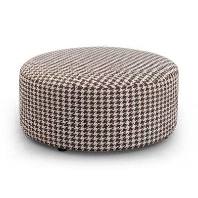 China Simple Modern Circular Combination Houndstooth Sofa Pedal Sofa Stool Pedal Living Room Furniture for sale