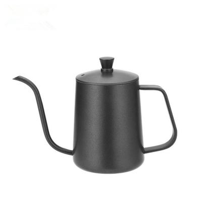 China Viable Pour Over Stainless Steel Coffee Kettle Gooseneck Spout Coffee Teapot Ear Hanging Hand Kettle for sale