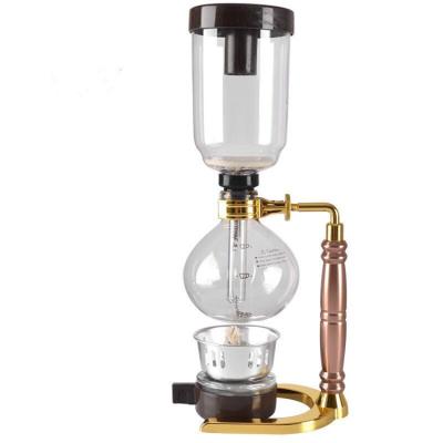 China Garage Sales Borosilicate Glass Vacuum Portable Glass Hot Coffee Maker for sale